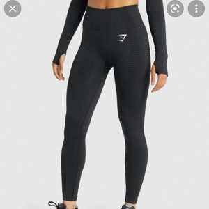 Gymshark Vital Seamless Leggings (black marl colour)